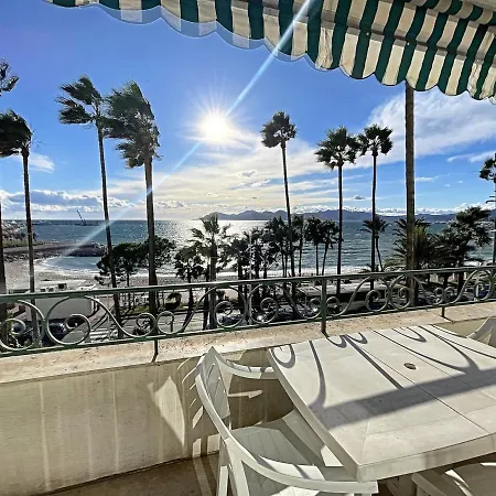 Croisette : 2 Pieces Vue Mer, Clim, Internet, Plage En Face, Proche Palais Des Festivals - Fr-1-470-11 * Cannes